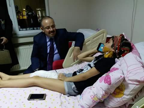 Cumhurbaşkanı Erdoğan, kanser hastası Yağmur'la görüştü