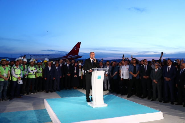 Cumhurbaşkanı Erdoğan: Havalimanımız bizim markamız olacak