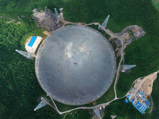 Dünyanın en büyük radyo teleskobunu faaliyete geçirildi