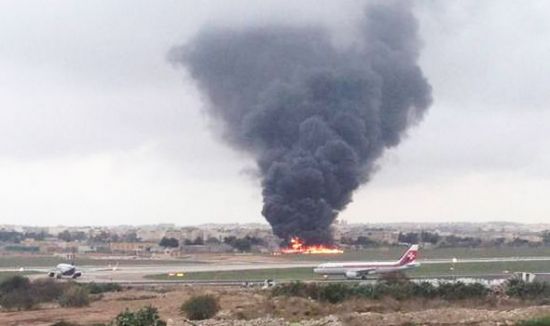 Malta'da uçak kazası: 5 ölü