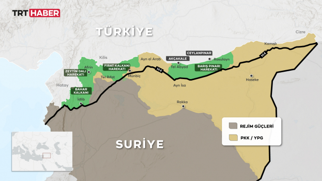 Suriye'de operasyon hangi bölgeye olacak?
