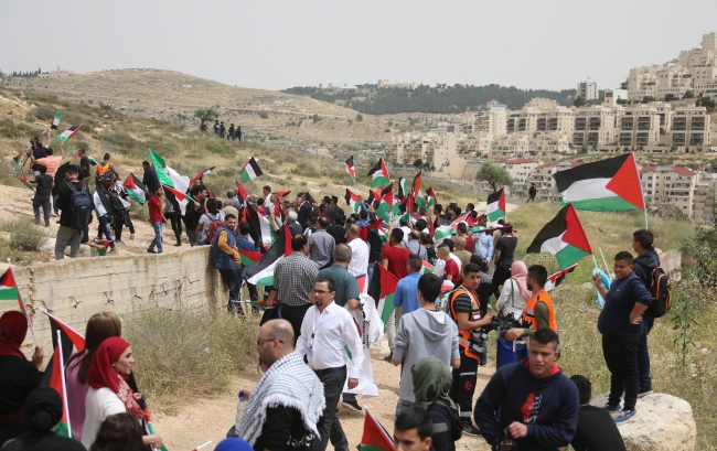 Gazze sınırında 'Milyonluk Kudüs' gösterisi: 4 şehit