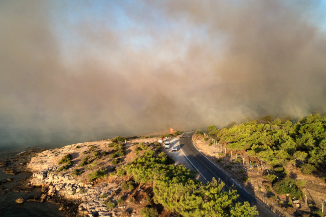 Mersin'deki orman yangını kontrol altına alındı
