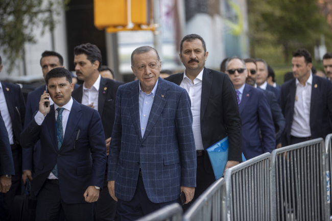 Cumhurbaşkanı Erdoğan New York'ta