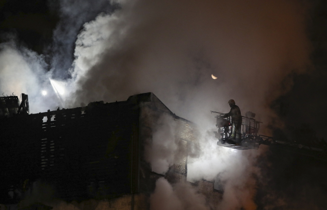 İstanbul'da tarihi fırında yangın