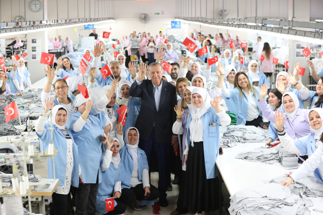 Cumhurbaşkanı Erdoğan: İstihdamdaki kadın sayısı 10,5 milyona yaklaştı