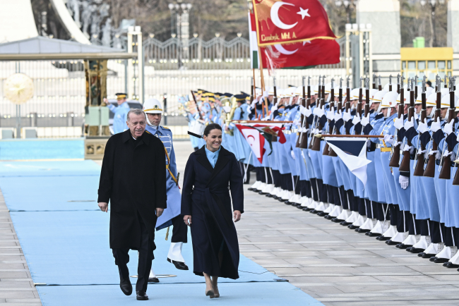 Macaristan Cumhurbaşkanı Novak, Ankara'da