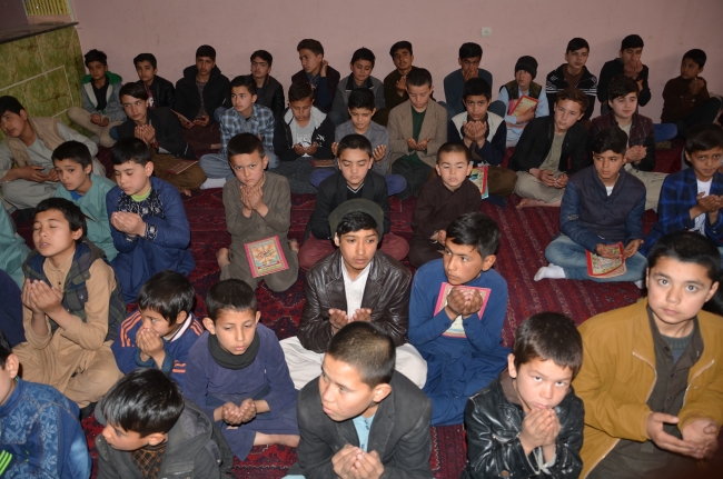 Afganistan'dan Afrin şehitlerine hatim duası
