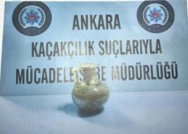Ankara'da tarihi eser kaçakçıları yakalandı