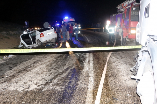 Tokat'ta trafik kazası: 2 polis memuru hayatını kaybetti