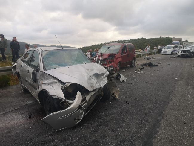 Beykoz'da zincirleme kaza: 1 ölü 2 yaralı
