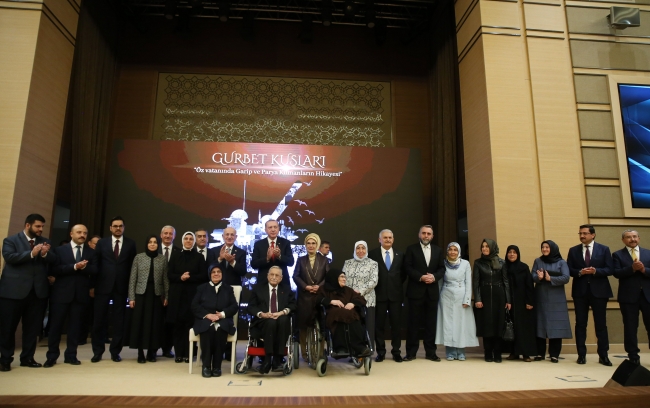 Cumhurbaşkanı Erdoğan, "Gurbet Kuşları" belgeselinin galasına katıldı