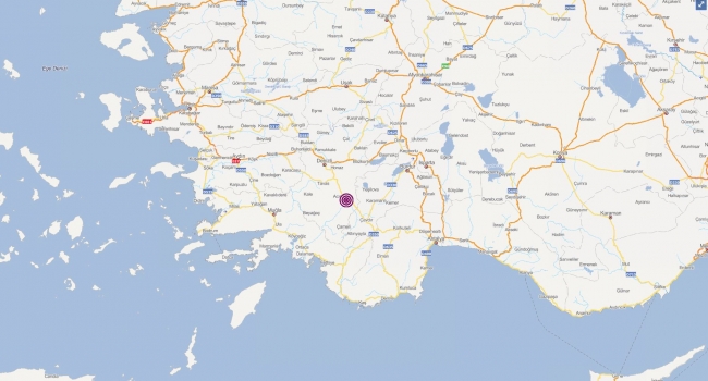Denizli'de 4,1 şiddetinde deprem