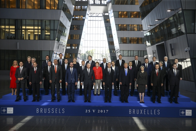 Cumhurbaşkanı Erdoğan, NATO Karargah binasının devir teslim törenine katıldı