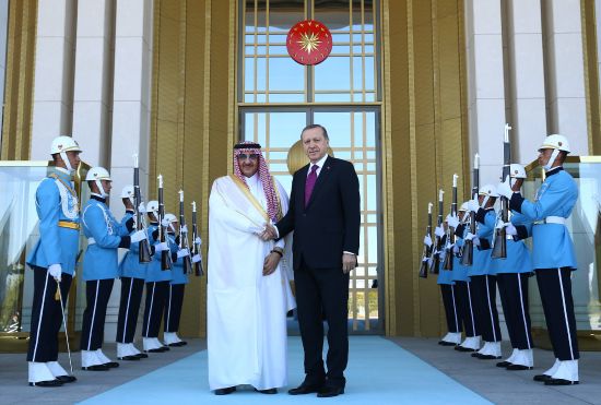 Cumhurbaşkanı Erdoğan, Veliaht Prensi Nayif'i kabul etti