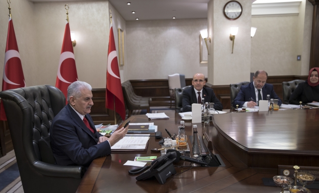 Başbakan Yıldırım, Hatay'daki harekat merkezine canlı bağlantı yaptı