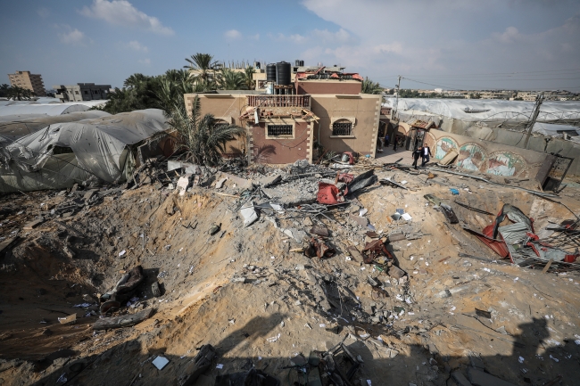 İsrail'in son Gazze saldırısında bıraktığı enkaz görüntülendi