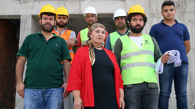 Diyarbakır'da inşaat sektörünün 'Hanımağa'sı
