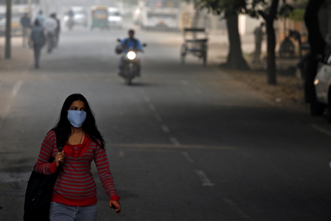 Hindistan'da hava kirliliği korkunç boyutta