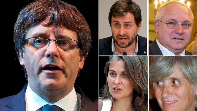 Eski Katalan lider Puigdemont ve 4 bakanı polise teslim oldu