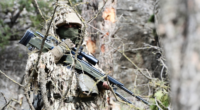 Türk Silahlı Kuvvetleri'nin keskin nişancıları Afrin'de