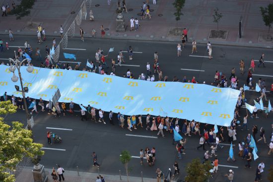 Kırım Tatar Milli Bayrak Günü kutlandı