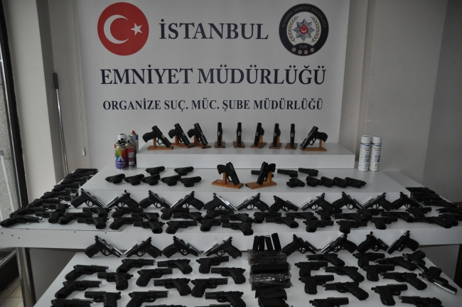 İstanbul'da silah kaçakçılarına darbe