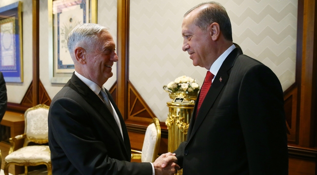 Cumhurbaşkanı Erdoğan, Mattis ile görüştü