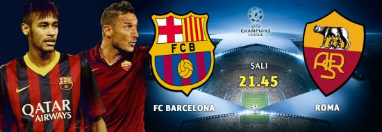 Barcelona Roma maçı TRT1'de canlı izlenecek