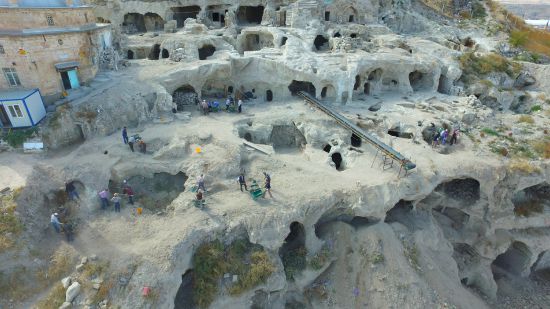 Kapadokya'da ortaya çıkarılan 'yer altı şehri'