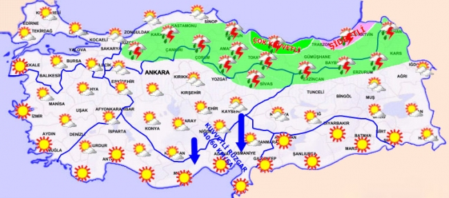 Doğu Karadeniz'e şiddetli yağış uyarısı: Vatandaşlar cami hoparlörlerinden uyarıldı