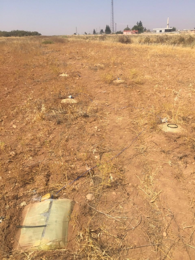 Afrin'de kaçan teröristlerin tuzakladığı mayınlar imha edildi