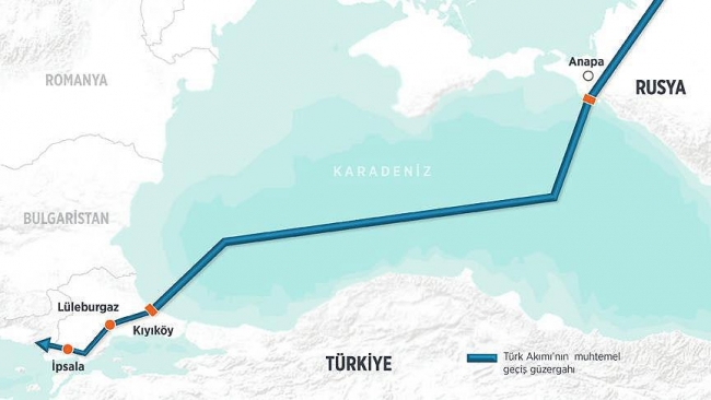 TürkAkım'ın deniz geçişinin yüzde 30'u tamamlandı