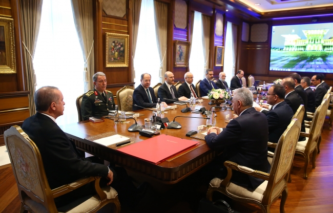 Cumhurbaşkanlığı Külliyesi'nde Güvenlik Değerlendirme Toplantısı yapıldı