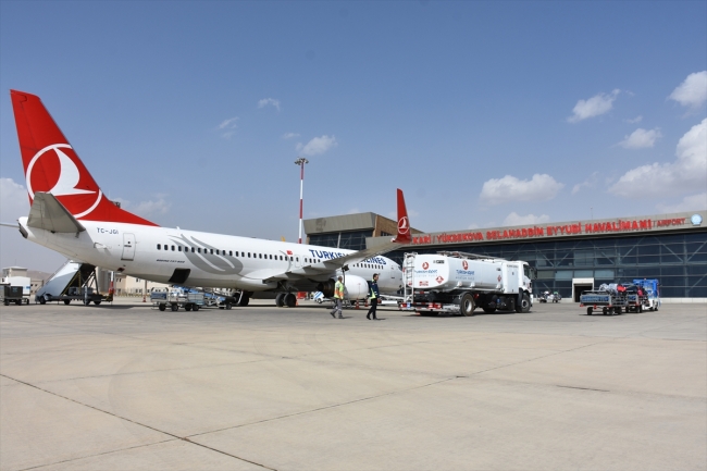 Selahaddin Eyyubi Havalimanı’nda yolcu sayısı artıyor