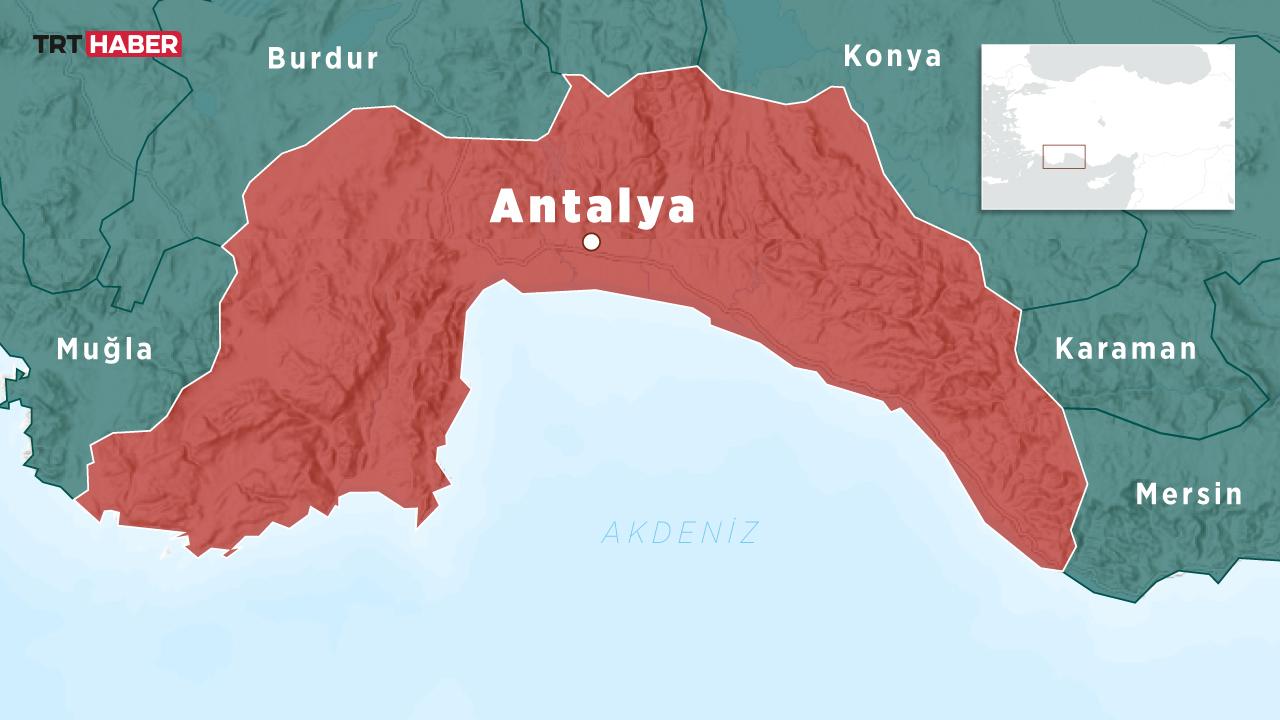 Antalya'da 4,3 büyüklüğünde deprem