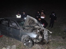 Kırşehir'de otomobil şarampole yuvarlandı 1 ölü
