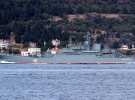 Rus askeri gemisi Çanakkale Boğazı'ndan geçti