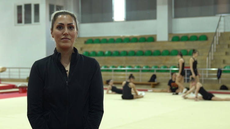 Fotoğraf: TRT Haber / Aerodans Cimnastik Milli Takımı Antrenörü Zeinab Ghasemi