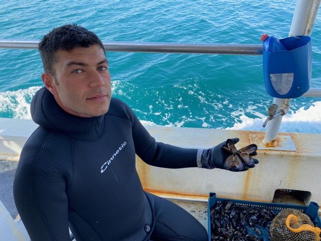 Bakanlığın desteğiyle midye üretim tesisi kurdu