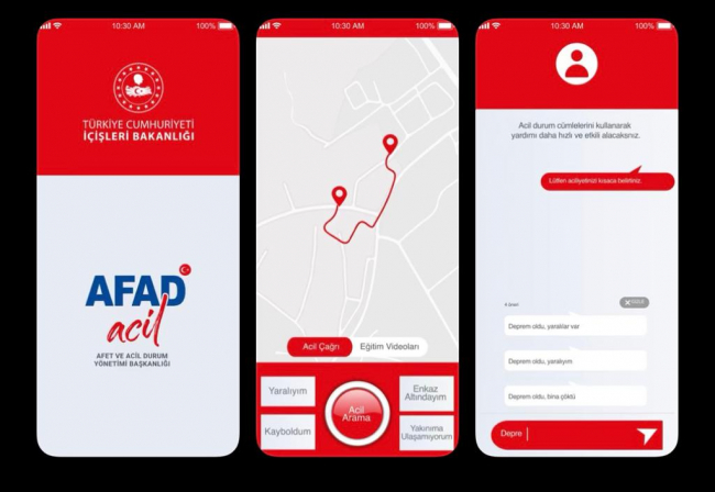 "AFAD Acil" mobil uygulaması kullanıma açıldı