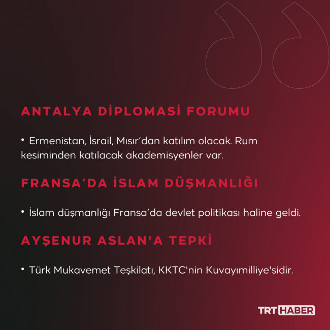 Dışişleri Bakanı Çavuşoğlu: Türk Mukavemet Teşkilatı, KKTC'nin Kuvayımilliye'sidir