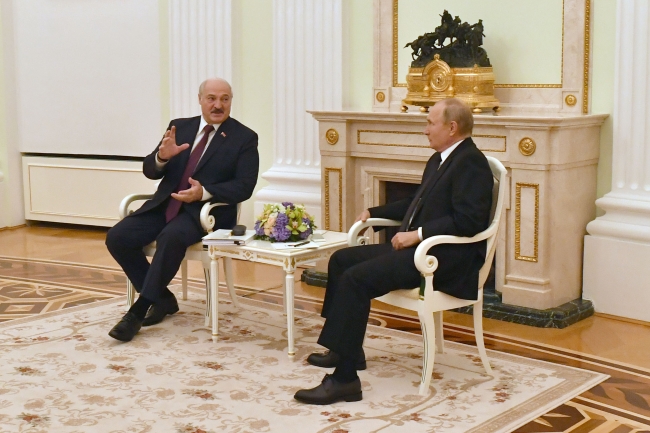  Aleksandr Lukaşenko-Vladimir Putin | Fotoğraf: AA