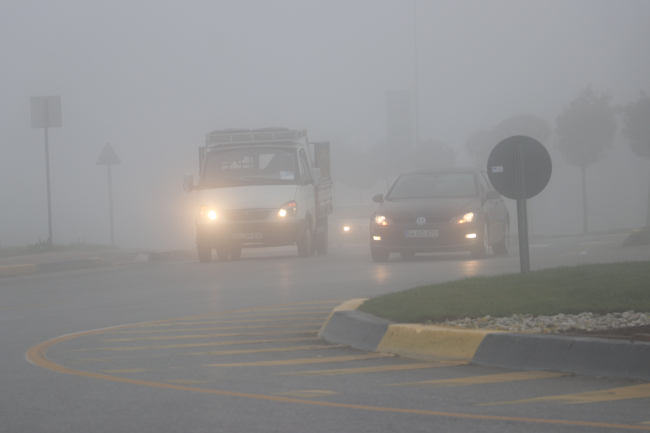 Sakarya'da yoğun sis etkili