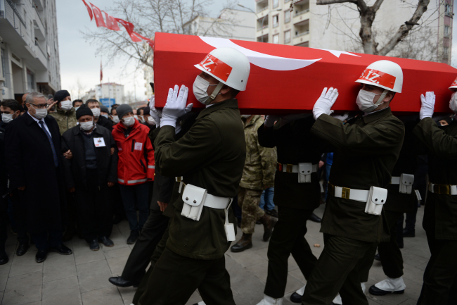 Şehit Piyade Teğmen Murat Alyakut son yolculuğuna uğurlandı