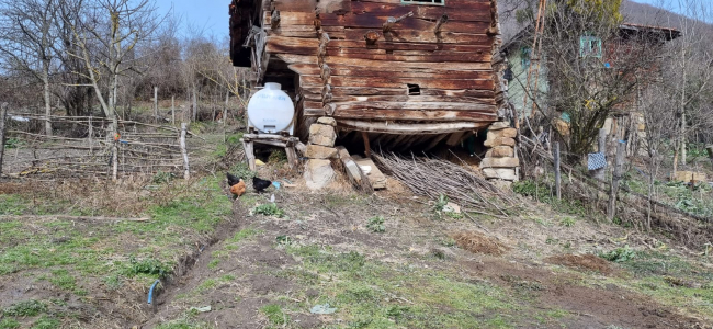 Karabük'te heyelan: 7 ev boşaltıldı