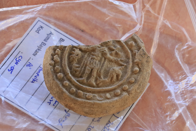 Dara Antik Kenti'nde 1400 yıllık ampulla bulundu