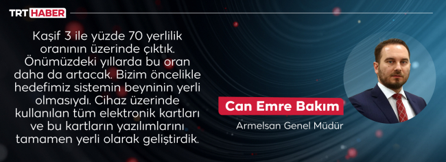 Dünyada sayılı ülkede var: Kaşif-3 ilk kez görücüye çıktı