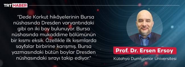 Dede Korkut’ta heyecanlandıran gelişme: Bursa nüshası bulundu