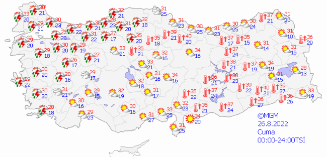 Hava nasıl olacak? İç Anadolu Bölgesi kavrulacak... İstanbul, Ankara, İzmir hava durumu...